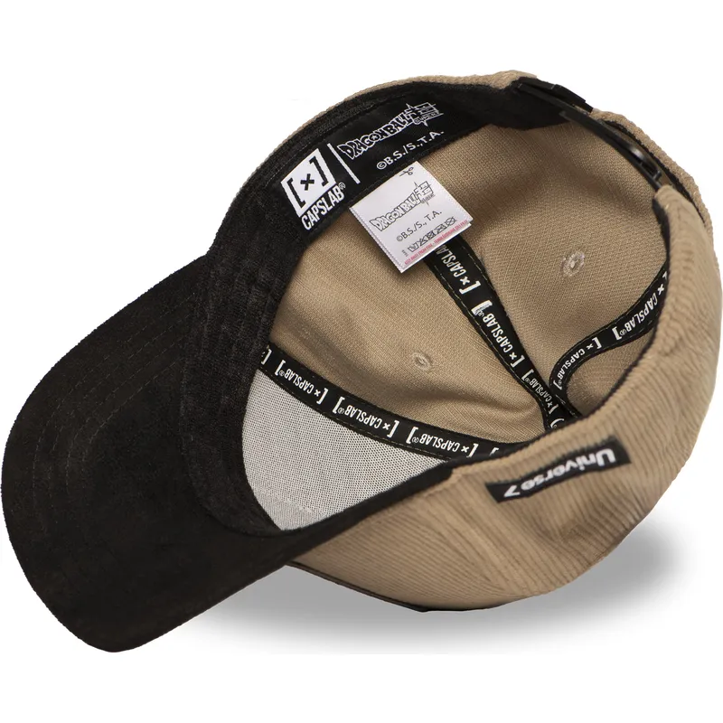 cap-zaoblena-brown-snapback-son-goku-dragon-ball-capslab