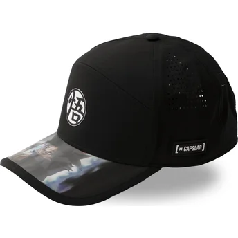 Cap zaoblená black adjustable strap Son Goku Dragon Ball Capslab