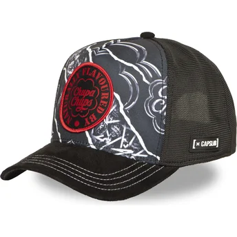 Schwarze Trucker-Kappe CC3 NIG Chupa Chups von Capslab