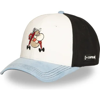 Πολύχρωμο καπέλο με καμπύλη snapback Obélix PCS OBE Astérix ο Γαλάτης από Capslab