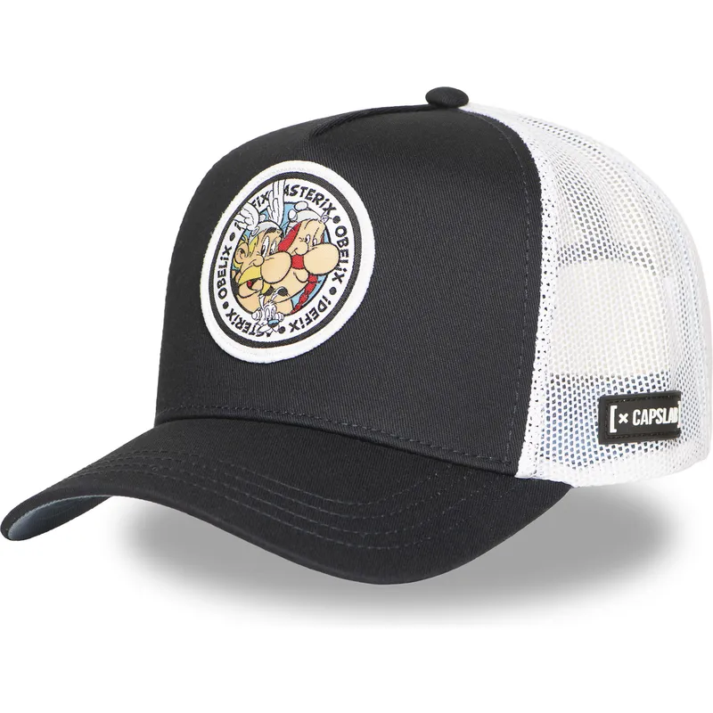 siltovka-zaoblena-cierna-snapback-obelix-e-idefix-ast2-crw-asterix-capslab