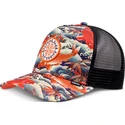 siltovka-zaoblena-viacfarebna-snapback-koi-watching-club-hft-djinns