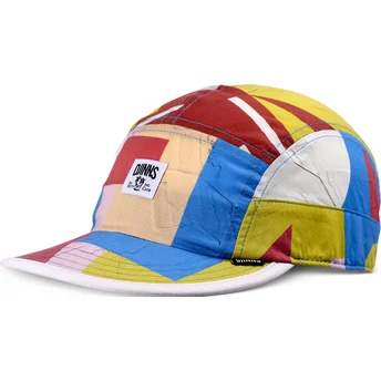 Djinns Curved Brim Geometric Bright Soft FC Multicolor Adjustable Cap