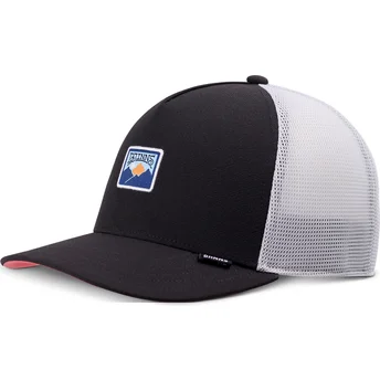 Djinns Seersoftmesh HFT Black and White Trucker Hat