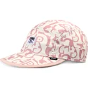 djinns-curved-brim-simple-aztek-soft-fc-beige-and-pink-cap