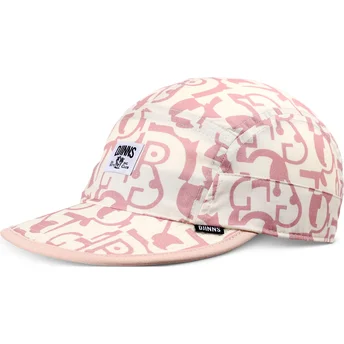Djinns Curved Brim Simple Aztek Soft FC Beige and Pink Cap