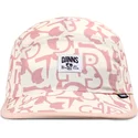 djinns-curved-brim-simple-aztek-soft-fc-beige-and-pink-cap