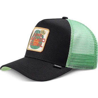 Cap zaoblená black snapback Djinns