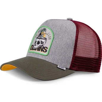 Šiltovka zaoblená viacfarebná snapback Scull Do Nothing Club HFT Djinns