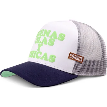 Mehrfarbige Trucker-Kappe Buenas Olas Y Chicas HFT von Coastal