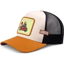 siltovka-zaoblena-hneda-snapback-riding-fast-hft-coastal
