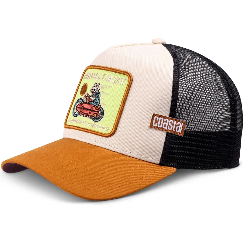 siltovka-zaoblena-hneda-snapback-riding-fast-hft-coastal siltovka-zaoblena-hneda-snapback-riding-fast-hft-coastal