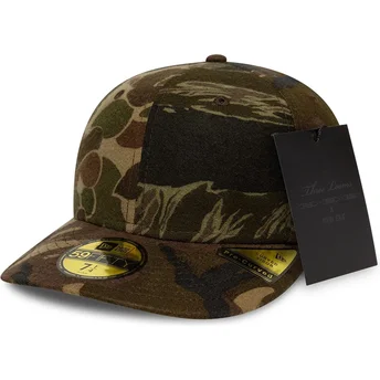 Cap zaoblená camouflage ajustada 59FIFTY Pre-Curved New Era