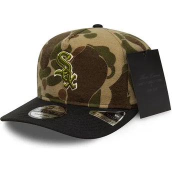 Gorra curva camuflaje ajustable 19TWENTY Brushed Cotton Three Looms Duck de Chicago White Sox MLB de New Era
