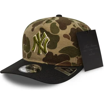 Cap zaoblená camouflage adjustable strap 19TWENTY Brushed Cotton Three Looms Duck New York Yankees MLB New Era