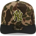 verstellbare-gebogene-tarnkappe-19twenty-aus-gebursteter-baumwolle-three-looms-duck-der-new-york-yankees-mlb-von-new-era