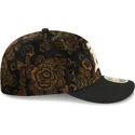 cap-zaoblena-black-ajustada-59fifty-low-profile-floral-cord-three-looms-printed-corduroy-oakland-athletics-mlb-new-era