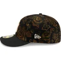 schwarze-gebogene-59fifty-low-profile-floral-cord-three-looms-bedruckte-kordmutze-der-new-york-yankees-mlb-von-new-era
