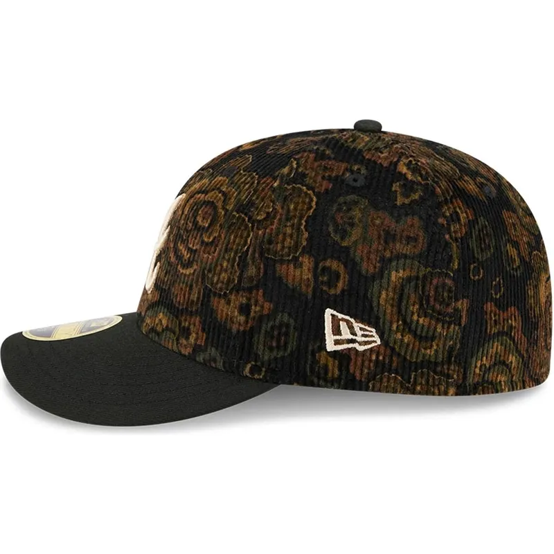 siltovky-zaoblena-cierna-upraveny-59fifty-low-profile-floral-cord-three-looms-printed-corduroy-atlanta-braves-mlb-new-era