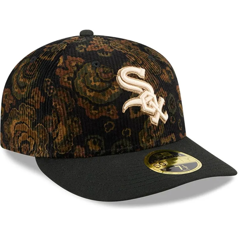 siltovka-zaoblena-cierna-upravena-59fifty-low-profile-floral-cord-three-looms-printed-corduroy-chicago-white-sox-mlb-new-era siltovka-zaoblena-cierna-upravena-59fifty-low-profile-floral-cord-three-looms-printed-corduroy-chicago-white-sox-mlb-new-era
