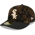 cap-zaoblena-black-ajustada-59fifty-low-profile-floral-cord-three-looms-printed-corduroy-chicago-white-sox-mlb-new-era