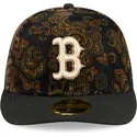 cap-zaoblena-black-ajustada-59fifty-low-profile-floral-cord-three-looms-printed-corduroy-boston-red-sox-mlb-new-era
