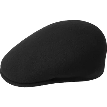 Kangol 504 Black Schwarze Baskenmütze