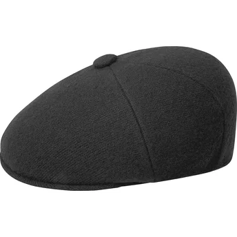Barety čierna Wool Panel 575 Black Kangol