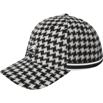 Šiltovky zaoblená biely nastaviteľný pásik Block Zig Baseball White Kangol
