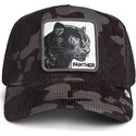 siltovka-zaoblena-cierna-snapback-panther-corduroy-camo-the-farm-goorin-bros
