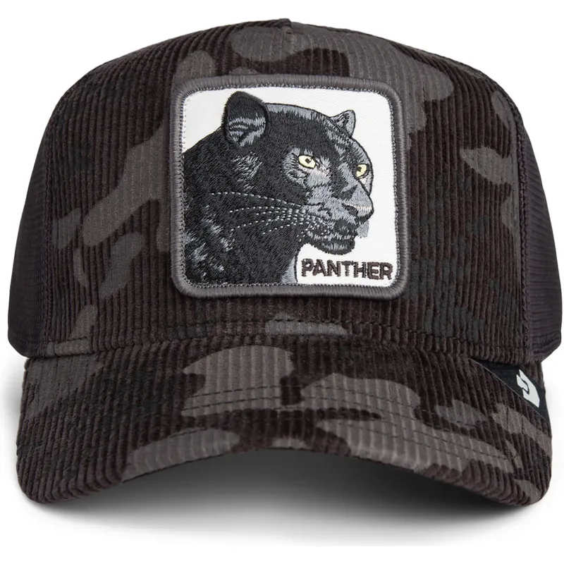 siltovky-zaoblena-kamionista-cierna-snapback-pantera-panther-corduroy-camo-the-farm-the-farm-de-goorin-bros