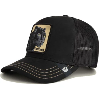 Trucker-Cap schwarz Panther Panther Golden Suede The Farm von Goorin Bros.