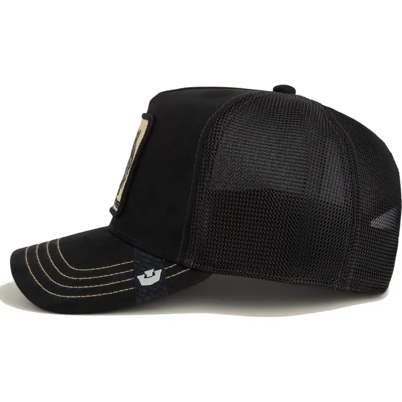 siltovky-zaoblena-kamionista-cierna-snapback-pantera-panther-golden-suede-the-farm-the-farm-de-goorin-bros