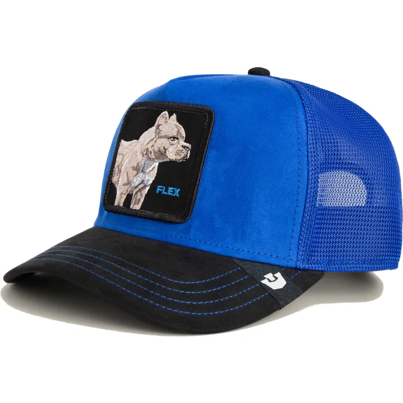 siltovka-zaoblena-modra-snapback-flex-suede-the-farm-goorin-bros