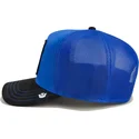 gorra-trucker-azul-y-negra-perro-pitbull-flex-pitbull-suede-the-farm-de-goorin-bros