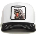 weiss-schwarze-trucker-kappe-panther-strength-panther-suede-the-farm-von-goorin-bros