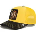 gorra-trucker-amarilla-y-negra-leon-mighty-lion-suede-the-farm-de-goorin-bros