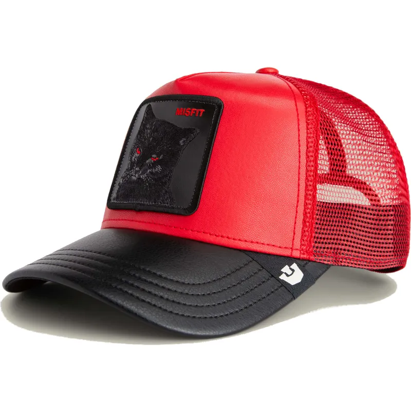 siltovka-zaoblena-cervena-snapback-misfit-courtside-the-farm-goorin-bros