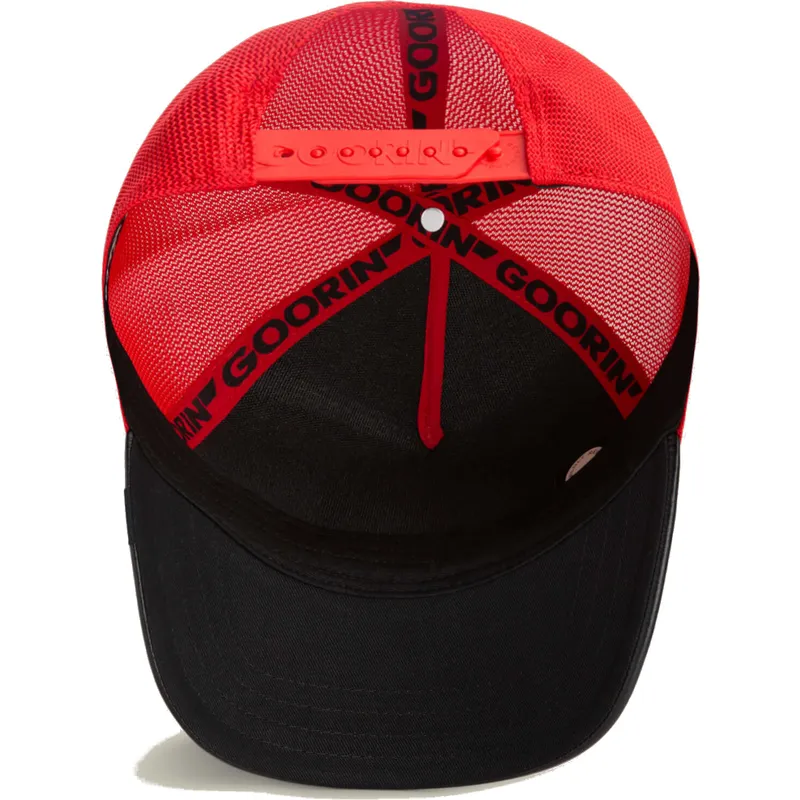 siltovka-zaoblena-cervena-snapback-misfit-courtside-the-farm-goorin-bros
