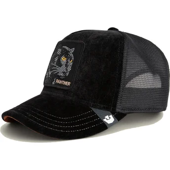 Gorra trucker negra pantera Iced Panther Jewel Tones The Farm de Goorin Bros.