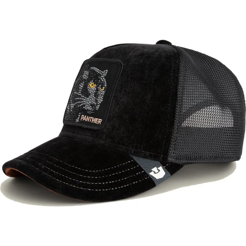 siltovky-zaoblena-kamionista-cierna-snapback-pantera-iced-panther-jewel-tones-the-farm-the-farm-de-goorin-bros