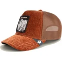 gorra-trucker-marron-rinoceronte-bulletproof-iced-rhino-jewel-tones-the-farm-de-goorin-bros