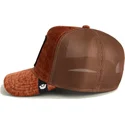 gorra-trucker-marron-rinoceronte-bulletproof-iced-rhino-jewel-tones-the-farm-de-goorin-bros
