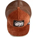 gorra-trucker-marron-rinoceronte-bulletproof-iced-rhino-jewel-tones-the-farm-de-goorin-bros