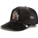 gorra-trucker-negra-pantera-strength-panther-velour-the-farm-de-goorin-bros