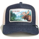 goorin-bros-off-the-grid-staycation-homestead-the-farm-blau-weisse-trucker-cap-mit-elch