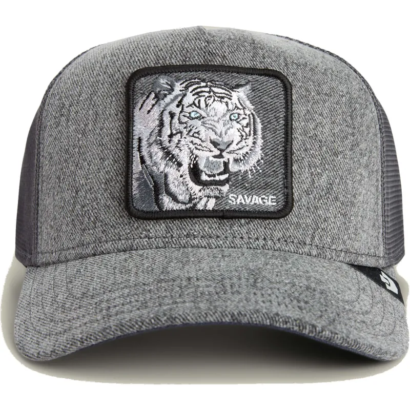 siltovka-zaoblena-siva-snapback-savage-denim-the-farm-goorin-bros