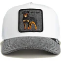 gorra-trucker-blanca-y-gris-perro-rottweiler-bad-boy-denim-the-farm-de-goorin-bros