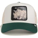 gorra-trucker-blanca-y-verde-rinoceronte-bulletproof-bulletproof-sport-the-farm-de-goorin-bros
