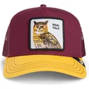 rote-und-gelbe-trucker-kappe-eule-the-real-talk-sport-the-farm-von-goorin-bros